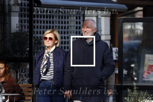 Amsterdam 8 maart 2026
Caroline Tensen  met haar man Ernst-Jan Smids in Amsterdam zuid.