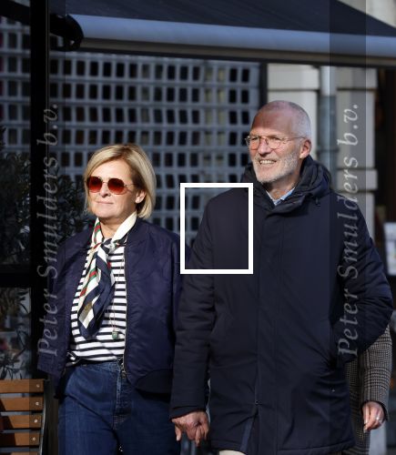 Amsterdam 8 maart 2026
Caroline Tensen  met haar man Ernst-Jan Smids in Amsterdam zuid.