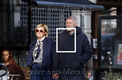 Amsterdam 8 maart 2026
Caroline Tensen  met haar man Ernst-Jan Smids in Amsterdam zuid.