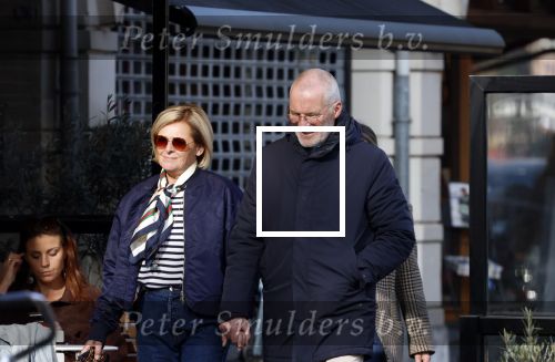 Amsterdam 8 maart 2026
Caroline Tensen  met haar man Ernst-Jan Smids in Amsterdam zuid.