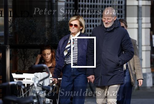 Amsterdam 8 maart 2026
Caroline Tensen  met haar man Ernst-Jan Smids in Amsterdam zuid.