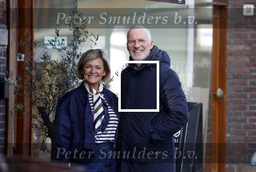 Amsterdam 8 maart 2026
Caroline Tensen  met haar man Ernst-Jan Smids in Amsterdam zuid.
