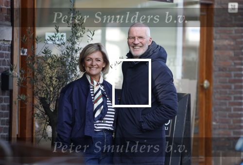 Amsterdam 8 maart 2026
Caroline Tensen  met haar man Ernst-Jan Smids in Amsterdam zuid.