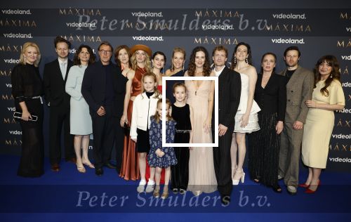 Amsterdam 11 maart 2026
Premiere 2e seizoen Maxima ( Videoland) in nieuwe kerk in Amsterdam . Martijn Lakemeier Als Willem-Alexander en Delfina Chaves Als MÃ¡xima met Julie Als Amalia, Nina Als Ariane n Philou Als Alexia, Abbey Hoes Als Laurentien en Steef de Bot Als Constantijn, Elsie de Brauw Als Beatrix en Sebastian Koch Als Claus, Agustina Palma Als vriendin MÃ¡xima , Rifka Lodeizen Als Noor en Claire Bender Als Mabel, Jean-Paul Buijs Als Balkenende, Regisseurs Saskia Diesing, Joosje Duk
