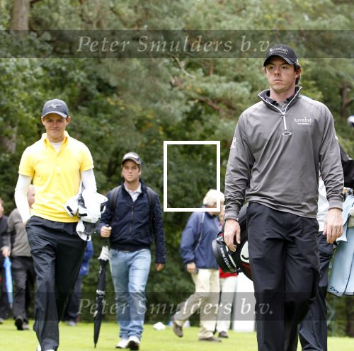 Hilversum 8 September 2011
Rory Mcilroy op de Hilversumsche Golfclub tijdens de Dutch Open 2011
Foto Peter Smulders BV