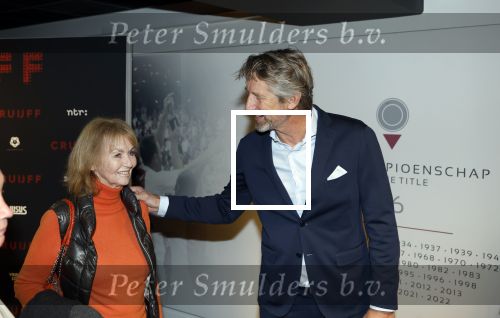Amsterdam 21 maart 2026
Premiere docu over Johan Cruijff in de Johan Cruijff Arena . Danny Cruijff en Edwin v d Sar