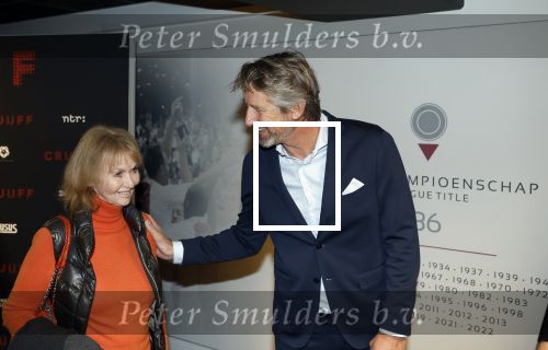 Amsterdam 21 maart 2026
Premiere docu over Johan Cruijff in de Johan Cruijff Arena . Danny Cruijff en Edwin v d Sar