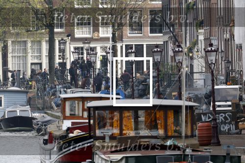 Amsterdam 24 maart 2026
Opnames film the Rider met Brad Pitt  in het centrum  van Amsterdam