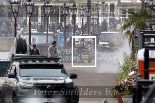 Amsterdam 24 maart 2026
Opnames film the Rider met Brad Pitt  in het centrum  van Amsterdam