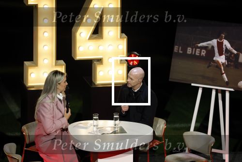 Amsterdam 21 maart 2026
Premiere docu over Johan Cruijff in de Johan Cruijff Arena .  Helene Hendriks interviewt Jordy Cruijff Ronald Koeman en Ruud Gullit