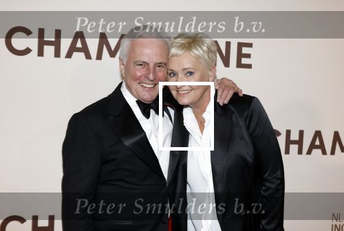 Amsterdam 16 maart 2026
Premiere Champagne met in de hoofdrollen Leo Alkemade Huub Stapel  en Guus Meeuwis . Huub Stapel met partner Annemiek de Vroeg
