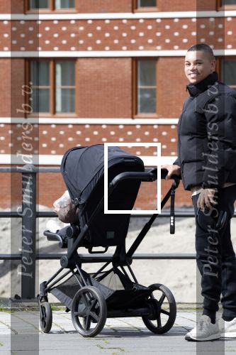 Amsterdam 30 maart 2026
Jeffrey wammes achter de kinderwagen met daarin zijn kindje