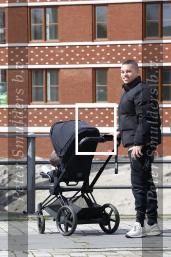 Amsterdam 30 maart 2026
Jeffrey wammes achter de kinderwagen met daarin zijn kindje