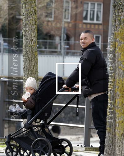 Amsterdam 30 maart 2026
Jeffrey wammes achter de kinderwagen met daarin zijn kindje