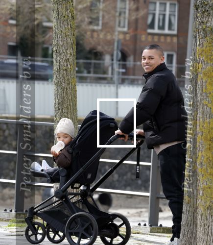 Amsterdam 30 maart 2026
Jeffrey wammes achter de kinderwagen met daarin zijn kindje