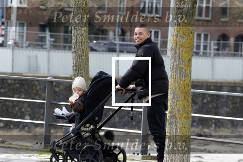 Amsterdam 30 maart 2026
Jeffrey wammes achter de kinderwagen met daarin zijn kindje