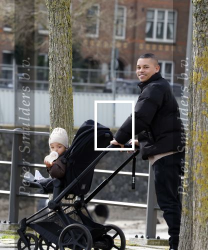 Amsterdam 30 maart 2026
Jeffrey wammes achter de kinderwagen met daarin zijn kindje