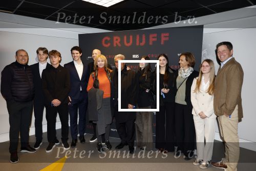 Amsterdam 21 maart 2026
Premiere docu over Johan Cruijff in de Johan Cruijff Arena . Jordi Cruijff Danny Cruijff Joan Laporta Danae Cruijff (vriendin Danae) en Susila Cruijff