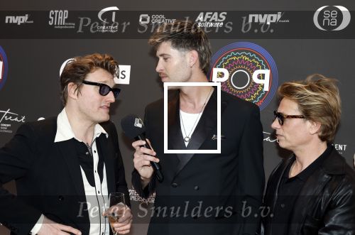 Leusden 9 maart 2026
Uitreiking edisons muziekprijzen bij Afas . Julien Kooij  Spike en Jamie Westland