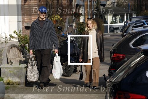 Amsterdam 9 maart 2026
Kasper Dolberg en zijn vrouw Julie Laerke doen boodschappen in Amsterdam zuid.