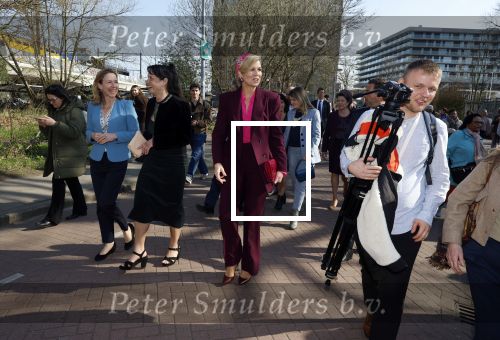 Utrecht 19 maart 2026
 Koningin MÃ¡xima is samen met de minister van Klimaat & Groene Groei, Stientje van Veldhoven, in Utrecht in het kader van de start van de elfde Week van de Circulaire Economie. Tijdens deze week laten pioniers, bedrijven, onderzoekers en overheden in Nederland zien hoe circulair innoveren en ondernemen in de praktijk werkt