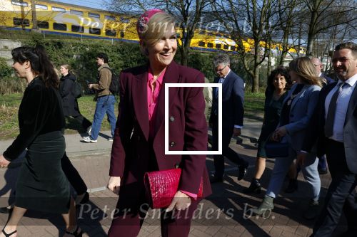 Utrecht 19 maart 2026
 Koningin MÃ¡xima is samen met de minister van Klimaat & Groene Groei, Stientje van Veldhoven, in Utrecht in het kader van de start van de elfde Week van de Circulaire Economie. Tijdens deze week laten pioniers, bedrijven, onderzoekers en overheden in Nederland zien hoe circulair innoveren en ondernemen in de praktijk werkt