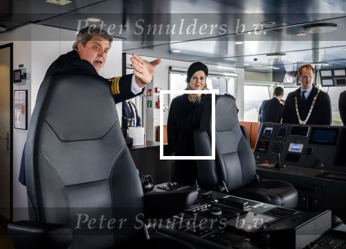 Texel 12 maart 2027
Koningin Maxima doopt schip de anna weber van Bosse op Texel . Koningin Maxima ging met de pont