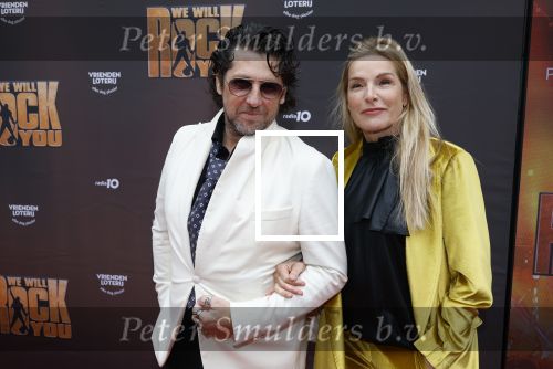 Amsterdam 29 maart 2026
Premiere we will rock you in het deLaMar theater . Lucille Werner met haar man