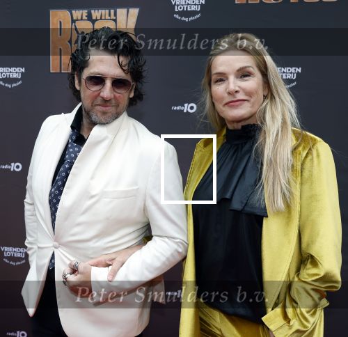 Amsterdam 29 maart 2026
Premiere we will rock you in het deLaMar theater . Lucille Werner met haar man