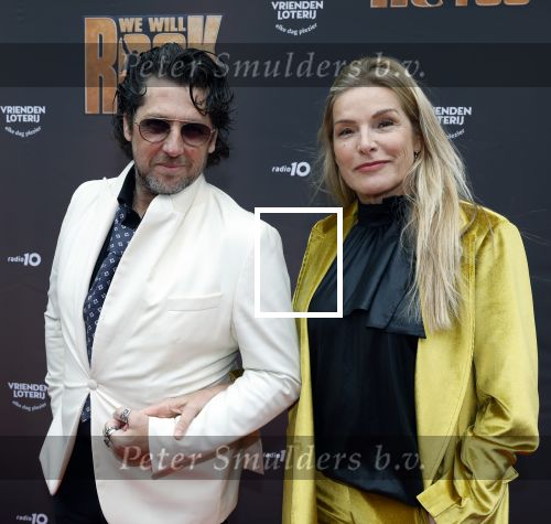 Amsterdam 29 maart 2026
Premiere we will rock you in het deLaMar theater . Lucille Werner met haar man