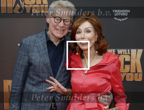 Amsterdam 29 maart 2026
Premiere we will rock you in het deLaMar theater . Marijke Helwegen met haar man harrie