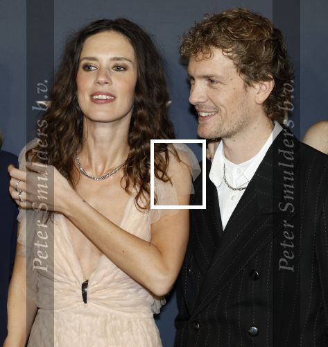 Amsterdam 11 maart 2026
Premiere 2e seizoen Maxima ( Videoland) in nieuwe kerk in Amsterdam . Martijn Lakemeier en Delfina Chaves