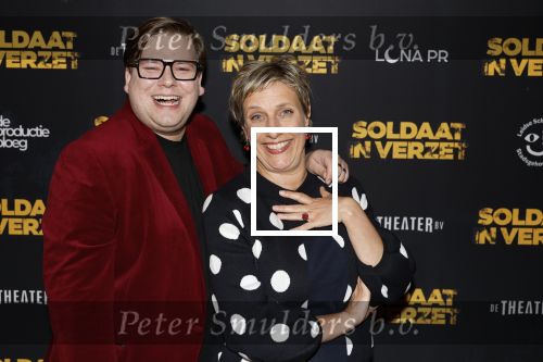 Leiden 31 maart 2026
Premiere Soldaat in verzet in de schouwburg van Leiden. Mylene d Anjou en Sjors Arts
