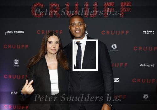 Amsterdam 21 maart 2026
Premiere docu over Johan Cruijff in de Johan Cruijff Arena . Patrick Kluivert en zijn vrouw Rossana Kluivert
