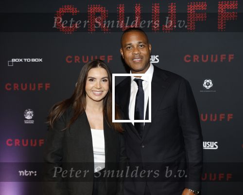 Amsterdam 21 maart 2026
Premiere docu over Johan Cruijff in de Johan Cruijff Arena . Patrick Kluivert en zijn vrouw Rossana Kluivert