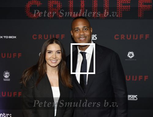 Amsterdam 21 maart 2026
Premiere docu over Johan Cruijff in de Johan Cruijff Arena . Patrick Kluivert en zijn vrouw Rossana Kluivert