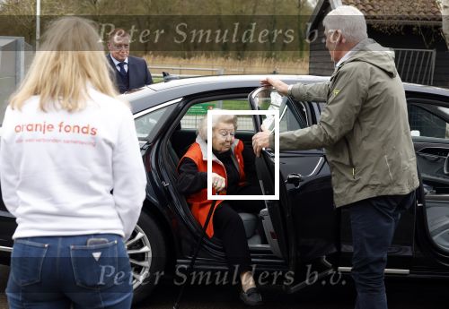 Amsterdam 13 maart 2026
Prinses Beatrix bezoekt kinderboerderij in Amsterdam voor NL Doet