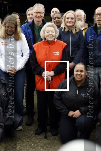 Amsterdam 13 maart 2026
Prinses Beatrix bezoekt kinderboerderij in Amsterdam voor NL Doet