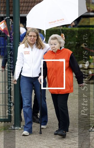 Amsterdam 13 maart 2026
Prinses Beatrix bezoekt kinderboerderij in Amsterdam voor NL Doet