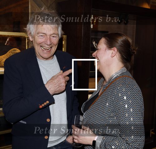 Amsterdam 12 maart 2026
Rinus Gerritsen opent expositie Patricia Steur in hotel Americain. Rinus Gerritsen met partner