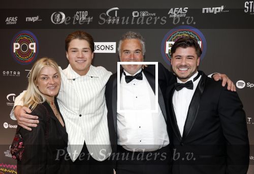Leusden 9 maart 2026
Uitreiking edisons muziekprijzen bij Afas . Samuel Welten met zijn ouders en broer