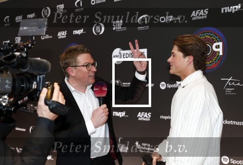Leusden 9 maart 2026
Uitreiking edisons muziekprijzen bij Afas . Samuel Welten met Jair Ferwerda