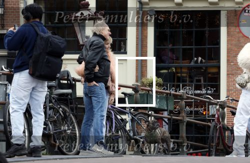 Amsterdam 1 maart 2026
Saskia van Zutphen met haar man in het centrum van Amsterdam