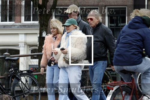 Amsterdam 1 maart 2026
Saskia van Zutphen met haar man in het centrum van Amsterdam
