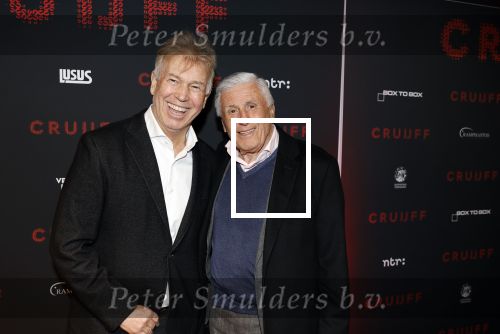 Amsterdam 21 maart 2026
Premiere docu over Johan Cruijff in de Johan Cruijff Arena .  Sjaak swart en Marcel Boekhoorn