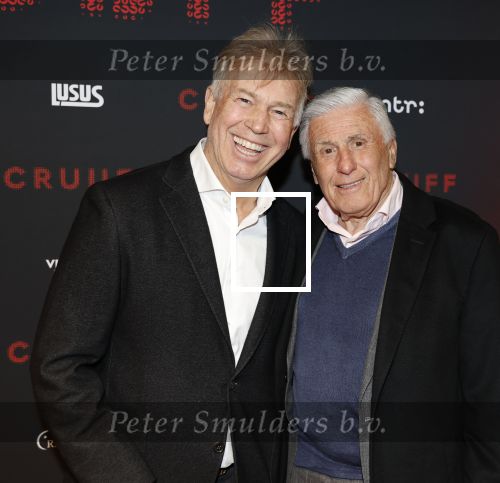 Amsterdam 21 maart 2026
Premiere docu over Johan Cruijff in de Johan Cruijff Arena .  Sjaak swart en Marcel Boekhoorn
