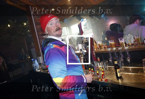 Zoetermeer 6 maart 2026
Bas Smit tijdens de opnames voor een promovideo in SnowWorld. De BN\'er kondigde samen met Wolter Kroes en Wilfred Genee een nieuw evenement aan in de Brabanthallen met de naam Apres ski reunie .