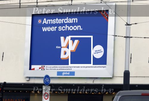 Amsterdam 10 maart 2026
VVD Abri in Amsterdam