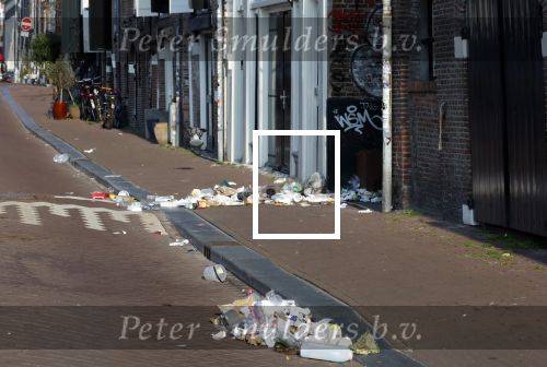 Amsterdam 4 maart 2026
Vuilnis op straat in Amsterdam omdat vuilnisbakken leeg gehaald worden voor blikjes met statiegeld