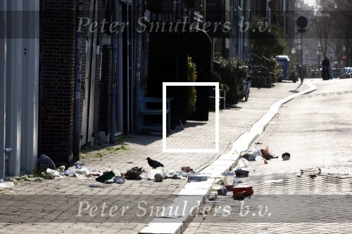 Amsterdam 4 maart 2026
Vuilnis op straat in Amsterdam omdat vuilnisbakken leeg gehaald worden voor blikjes met statiegeld